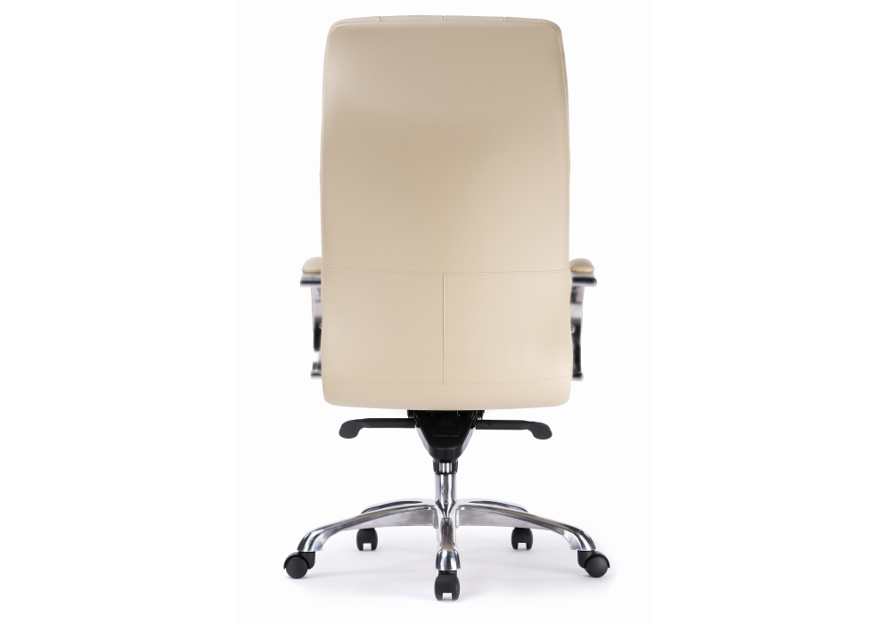 фото компьютерное кресло woodville osiris beige / satin chrome 15426 | 220svet.ru