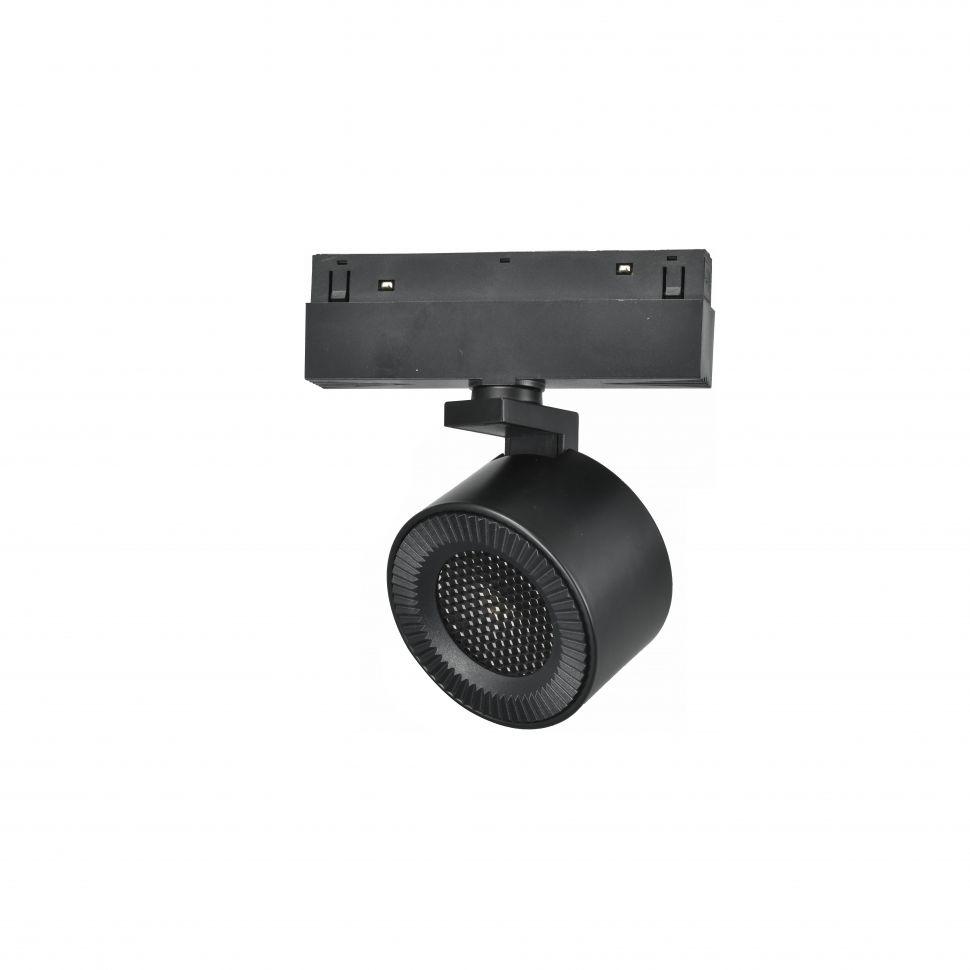фото трековый магнитный светодиодный светильник iledex technical vision 4822-010-d82-12w-38dg-3000k bk (wall washer) | 220svet.ru