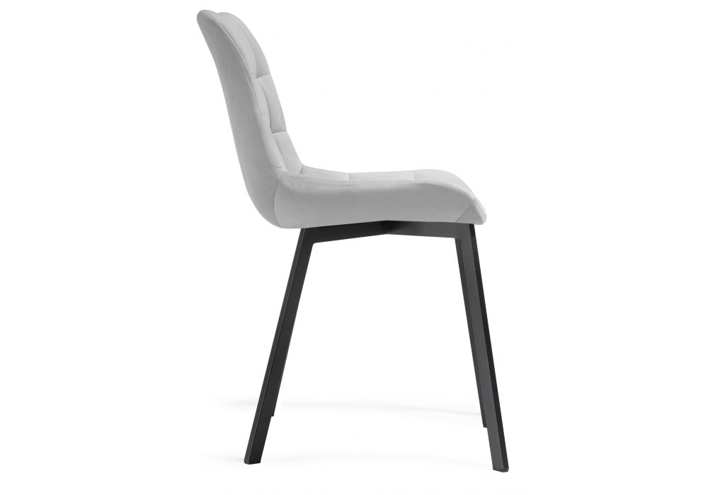 фото стул на металлокаркасе woodville стронг светло-серый / черный 598403 | 220svet.ru