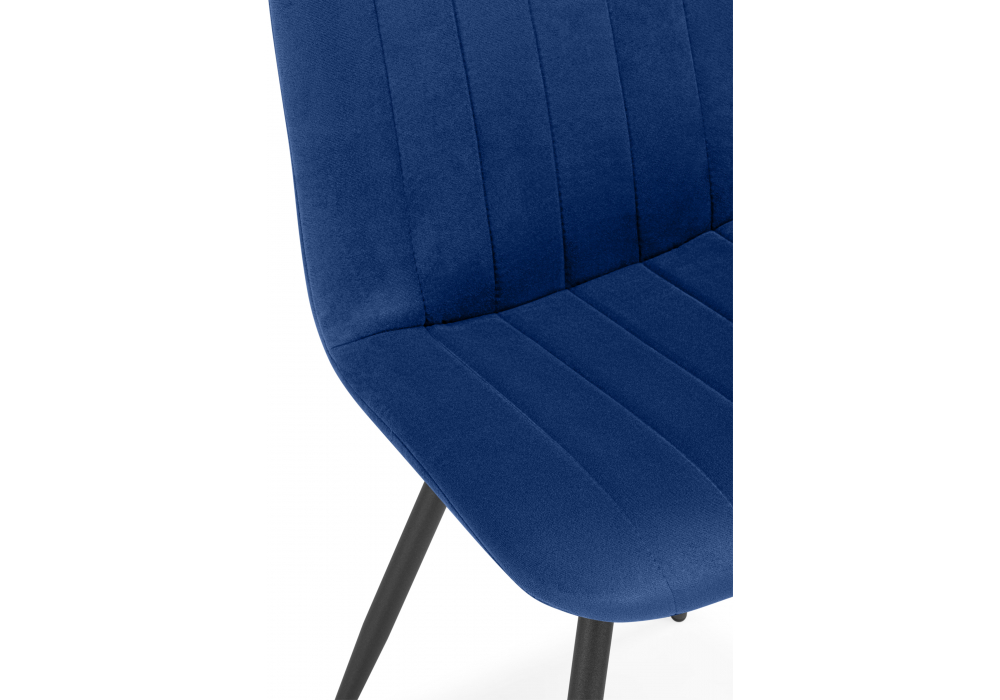 фото стул на металлокаркасе woodville дани синий (zd 798) / черный np 632304 | 220svet.ru