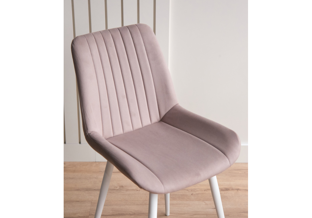 фото стул на металлокаркасе woodville седа латте (zd 290) / белый np 632404 | 220svet.ru