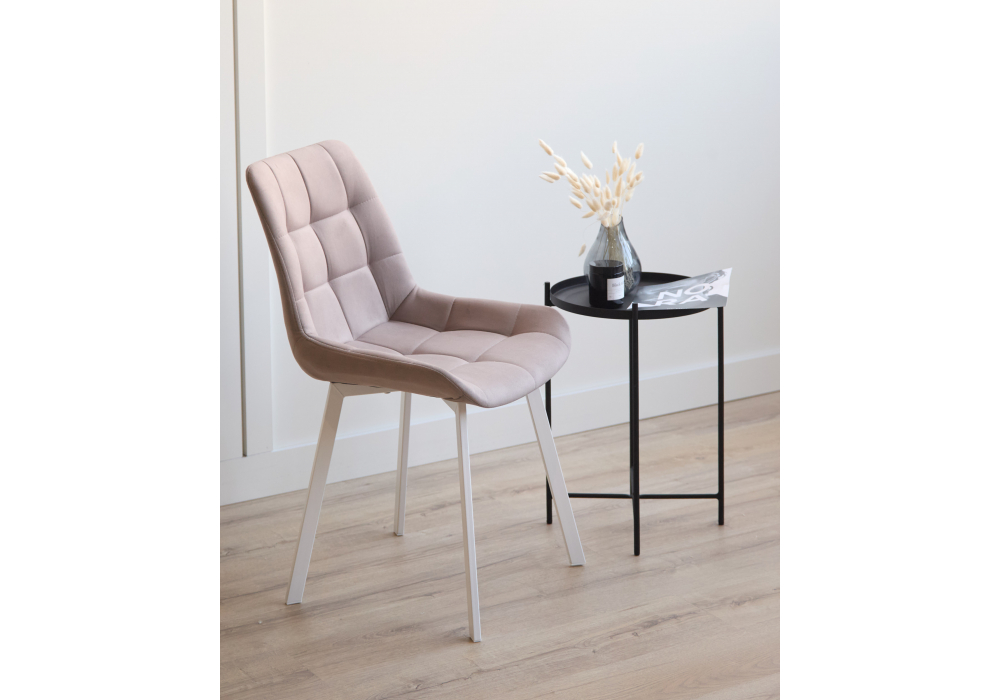 фото стул на металлокаркасе woodville челси п латте (zd 290) / белый np 632486 | 220svet.ru