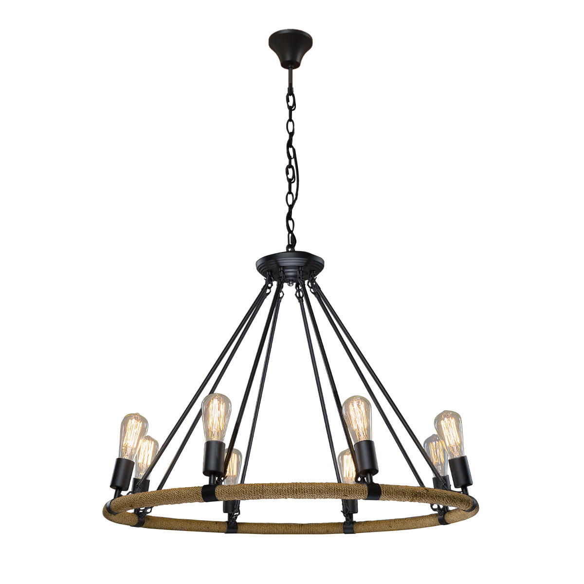 фото подвесная люстра loft it rope filament loft1861/8 | 220svet.ru