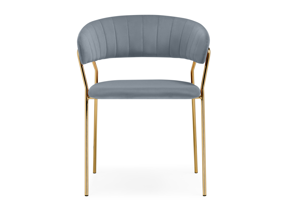 фото стул woodville kamelia 1 gray / gold 15471 | 220svet.ru