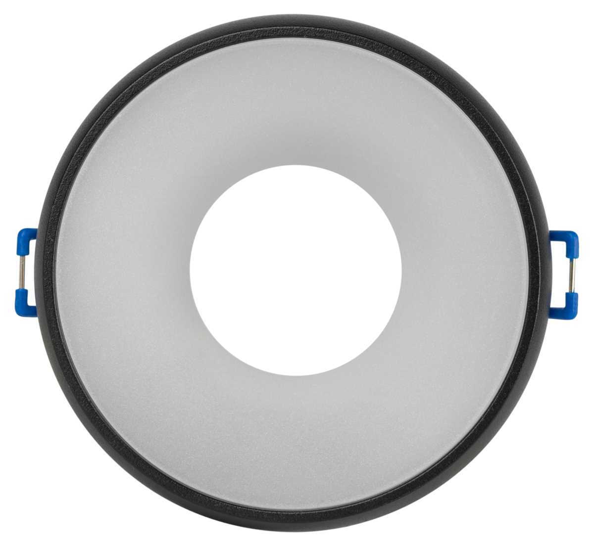 фото светильник встраиваемый декоративный эра dk100 bk под лампу mr16 gu5.3 черный б0055589 | 220svet.ru