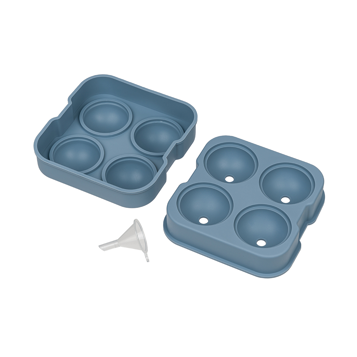 фото форма для льда малая на 4 шара grey homefeel | 220svet.ru