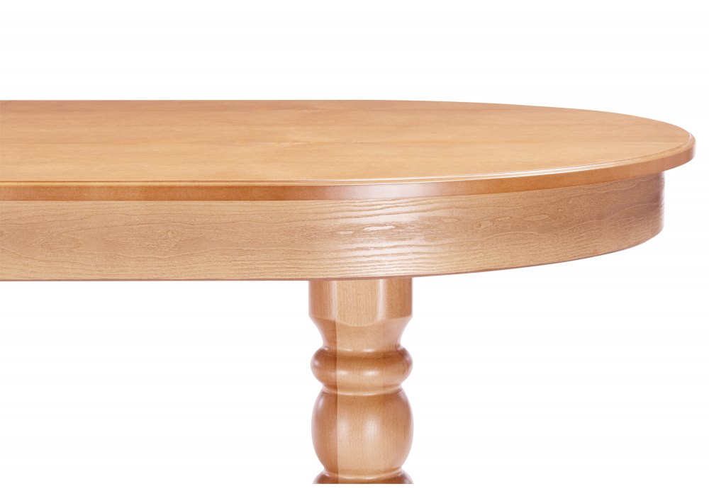 фото стол деревянный  раскладной woodville дейвер 200(260)х100 дуб 639327 | 220svet.ru