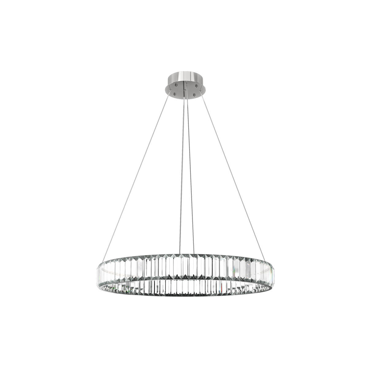 фото подвесной светильник loft it crystal ring 10135/600 chrome | 220svet.ru