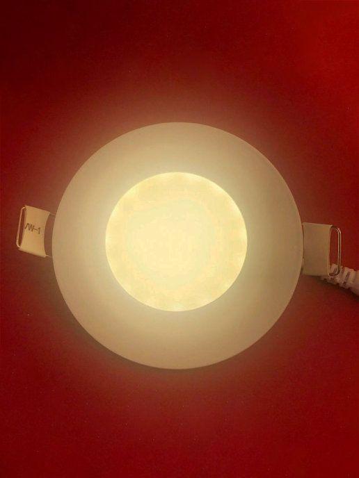 фото встраиваемый светодиодный светильник elvan vls-102r-3w-wh-wh | 220svet.ru