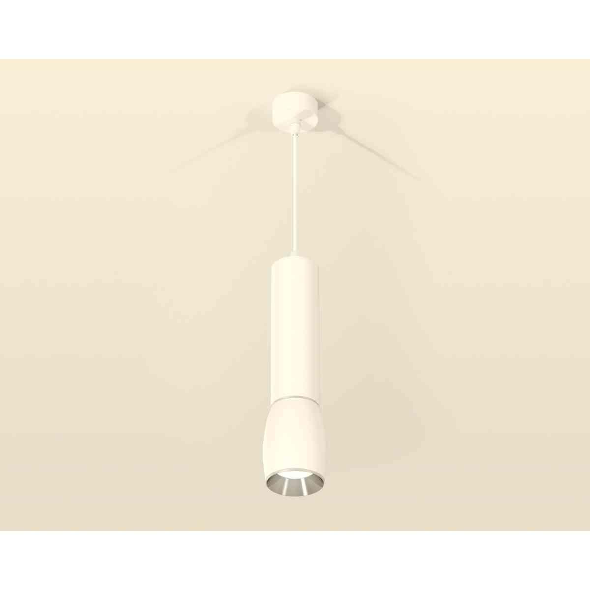 фото комплект подвесного светильника ambrella light techno spot xp1122020 swh/psl белый песок/серебро полированное (a2301, c6355, a2060, c1122, n7032) | 220svet.ru