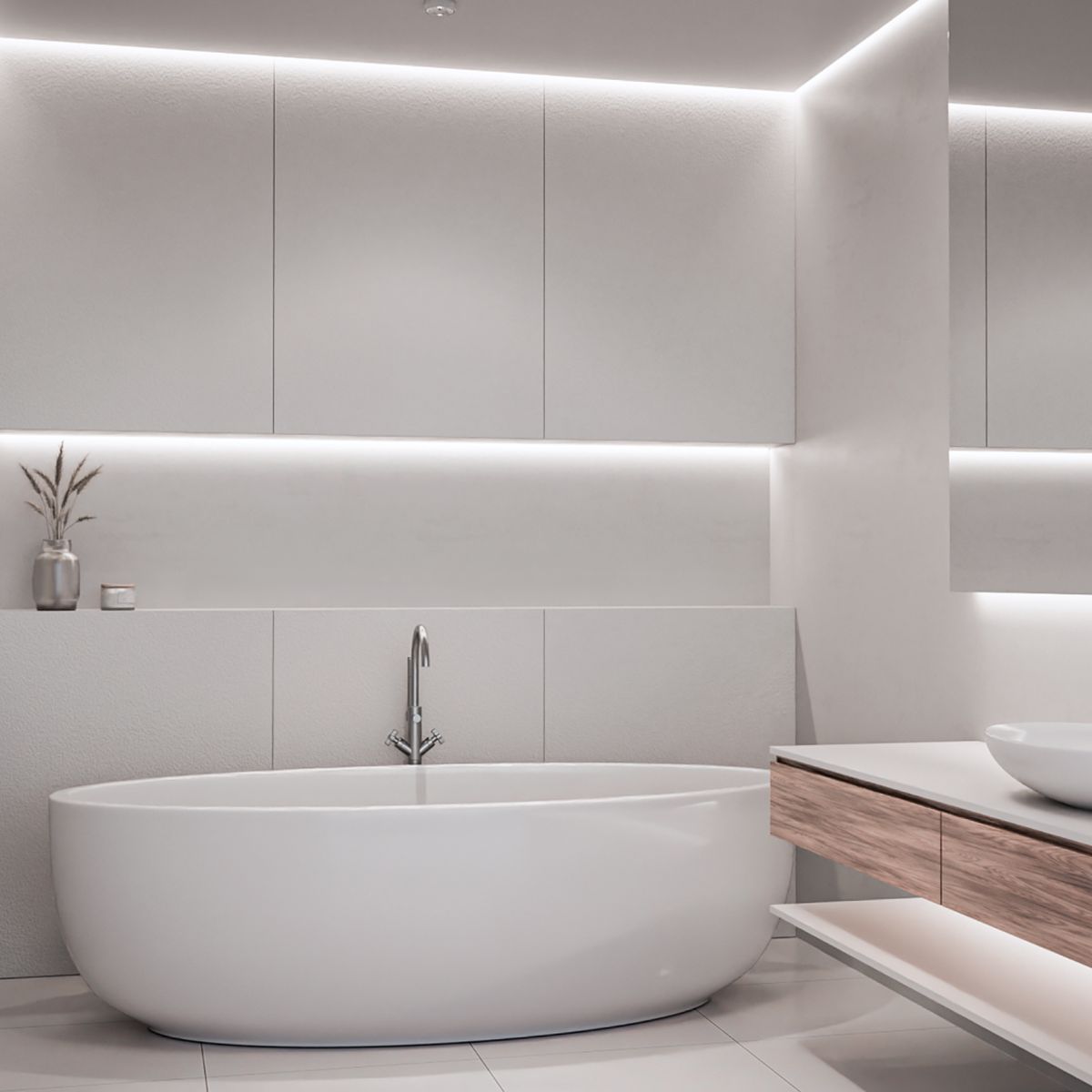 фото светодиодный неон apeyron 10w/m 120led/m 2835smd холодный белый 5m 17-302 | 220svet.ru