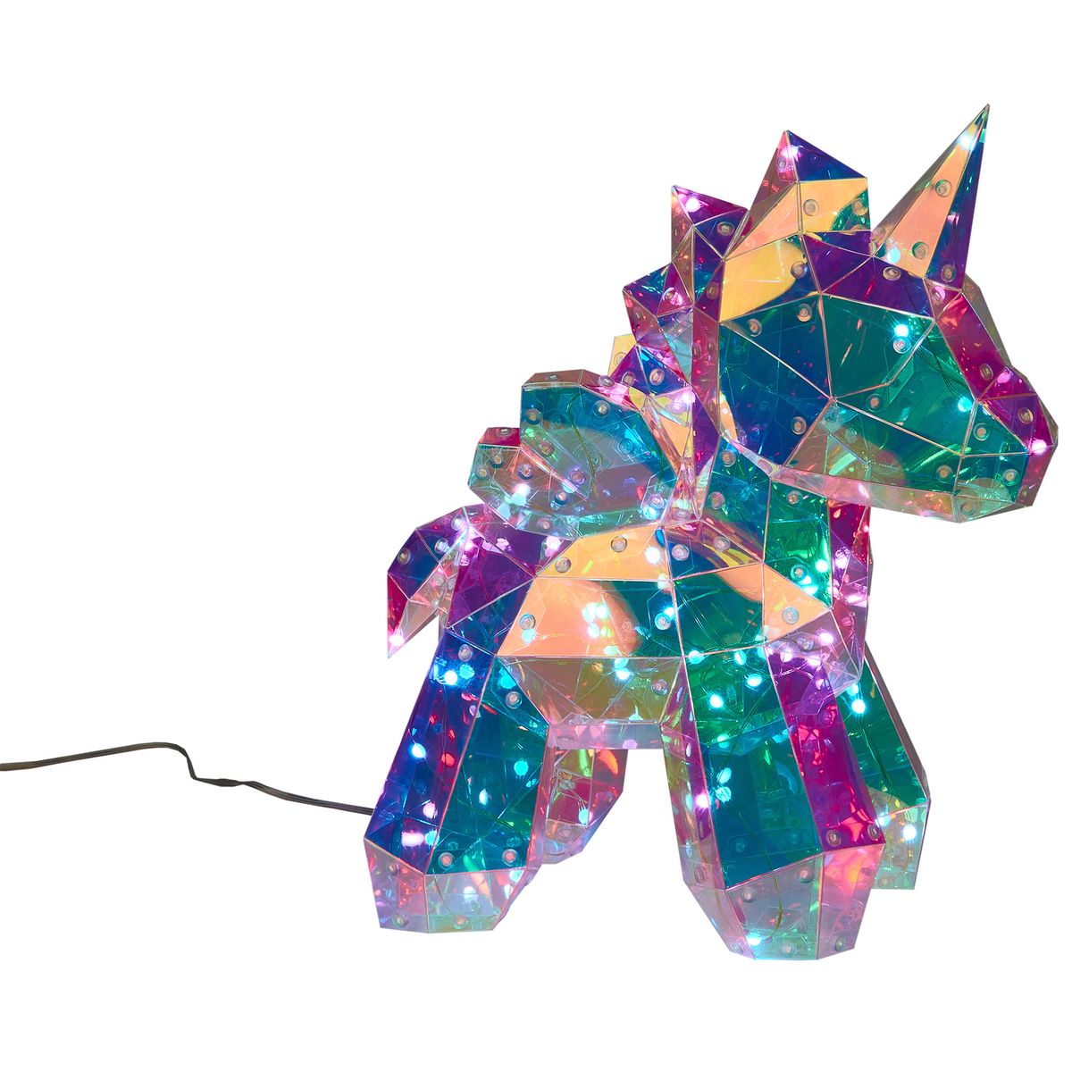 фото светильник декоративный единорог с usb проводом 60 светодиодов rgb свет uniel uld-r503 usb/rgb unicorn | 220svet.ru