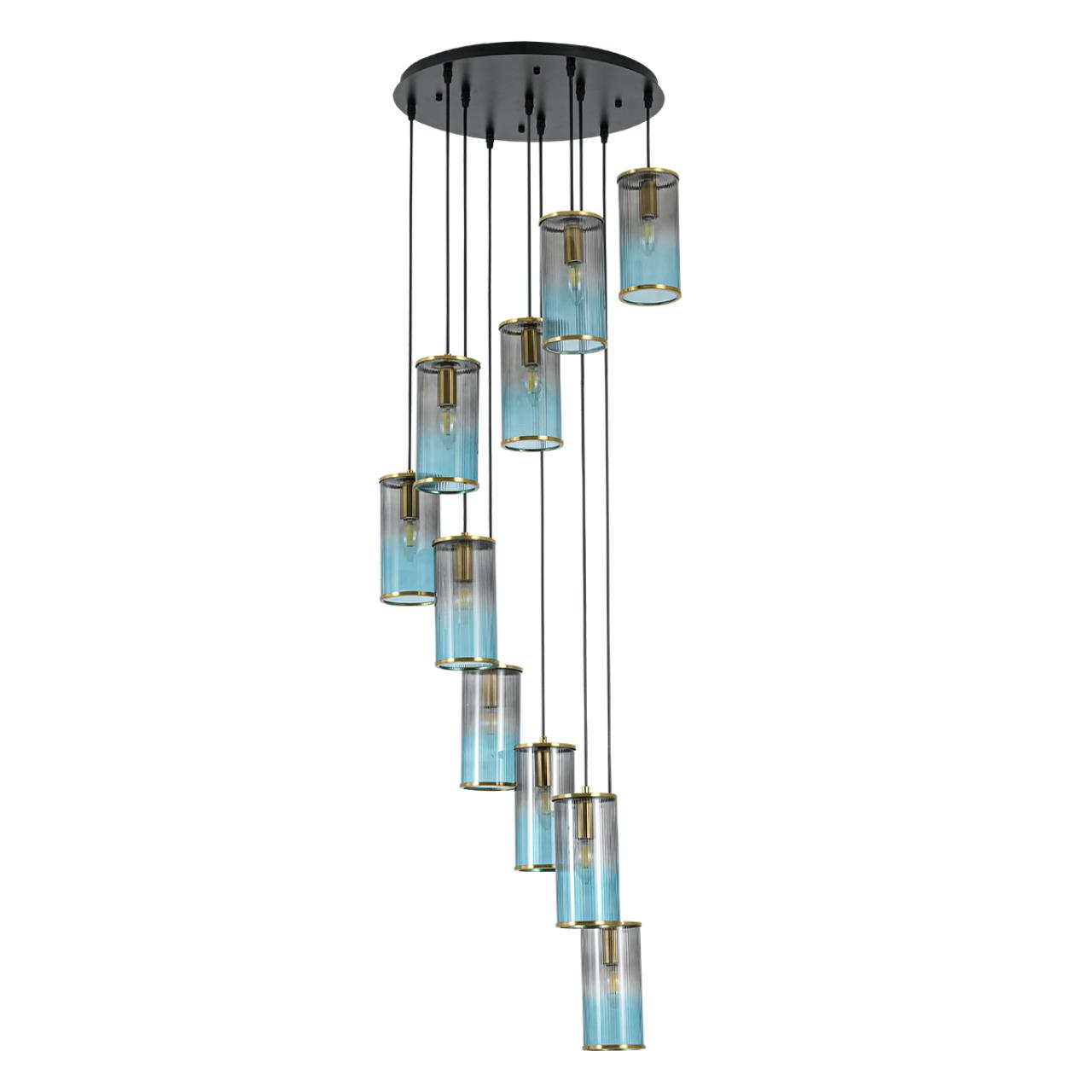 фото подвесная люстра lumion murano 8401/10 черный | 220svet.ru