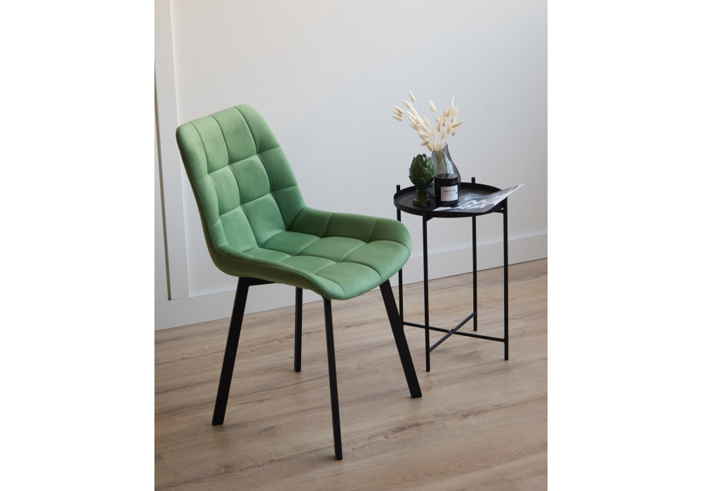 фото стул на металлокаркасе woodville челси п фисташковый (zd 651) / черный np 632501 | 220svet.ru