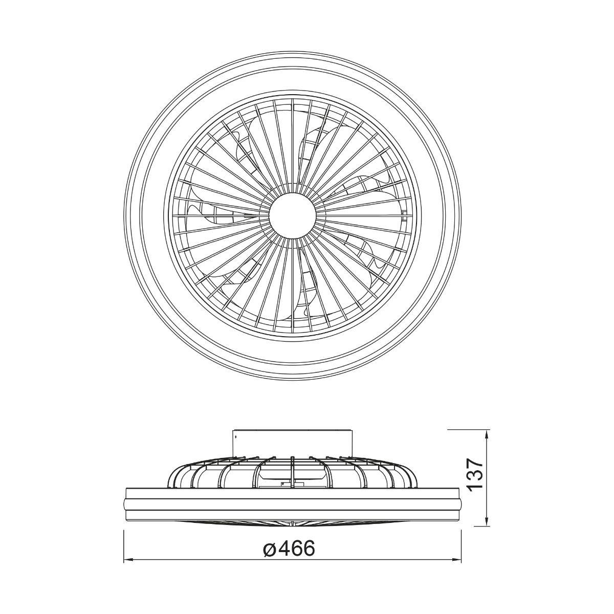 фото потолочная светодиодная люстра-вентилятор mantra gamer 8292 | 220svet.ru