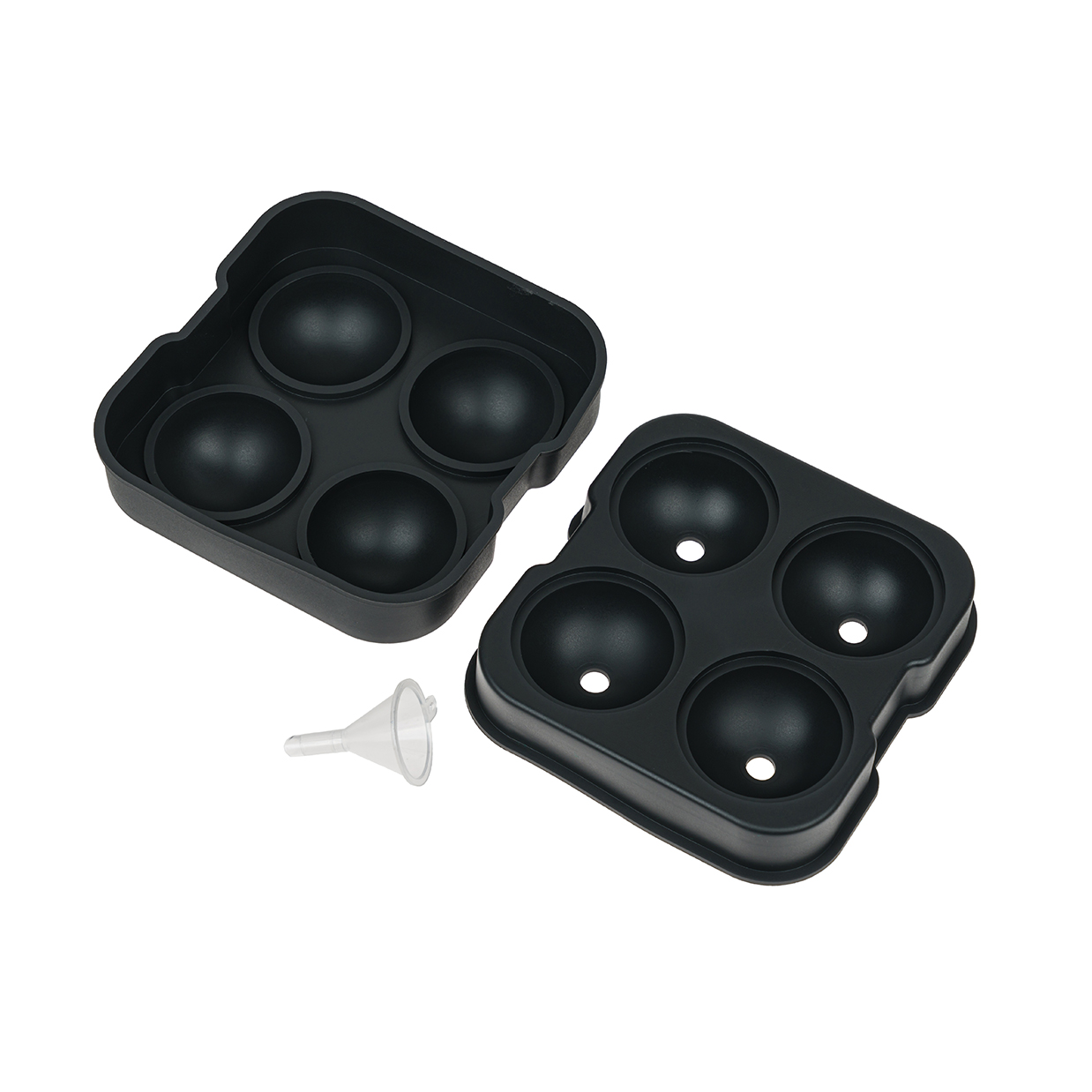 фото форма для льда большая на 4 шара black homefeel | 220svet.ru