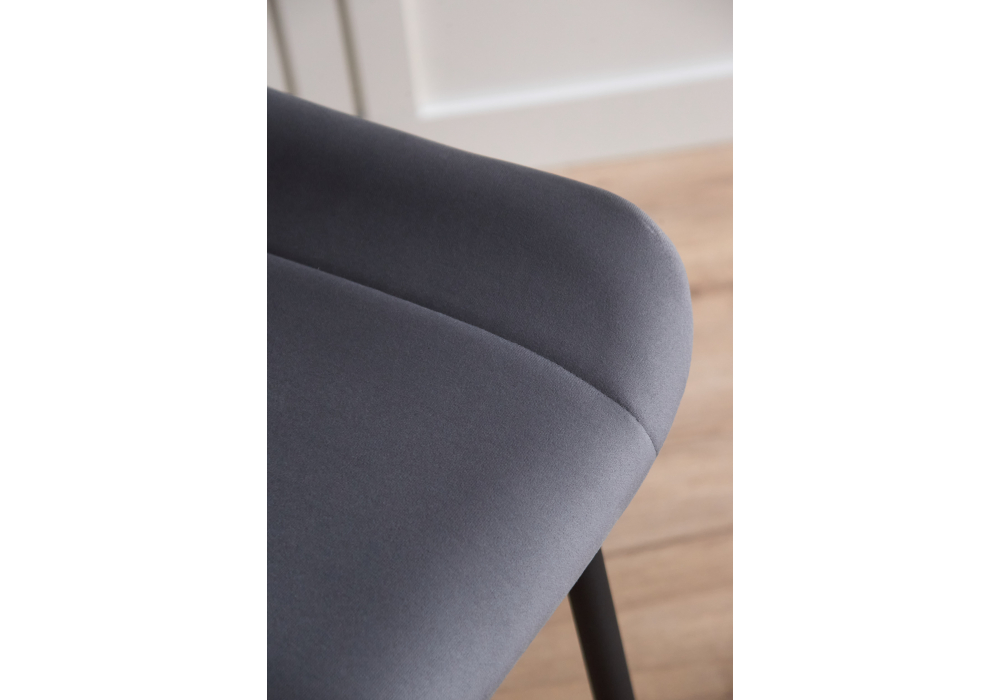 фото барный стул вращающийся woodville седа 360 темно-серый (zd 995) / черный 632594 | 220svet.ru