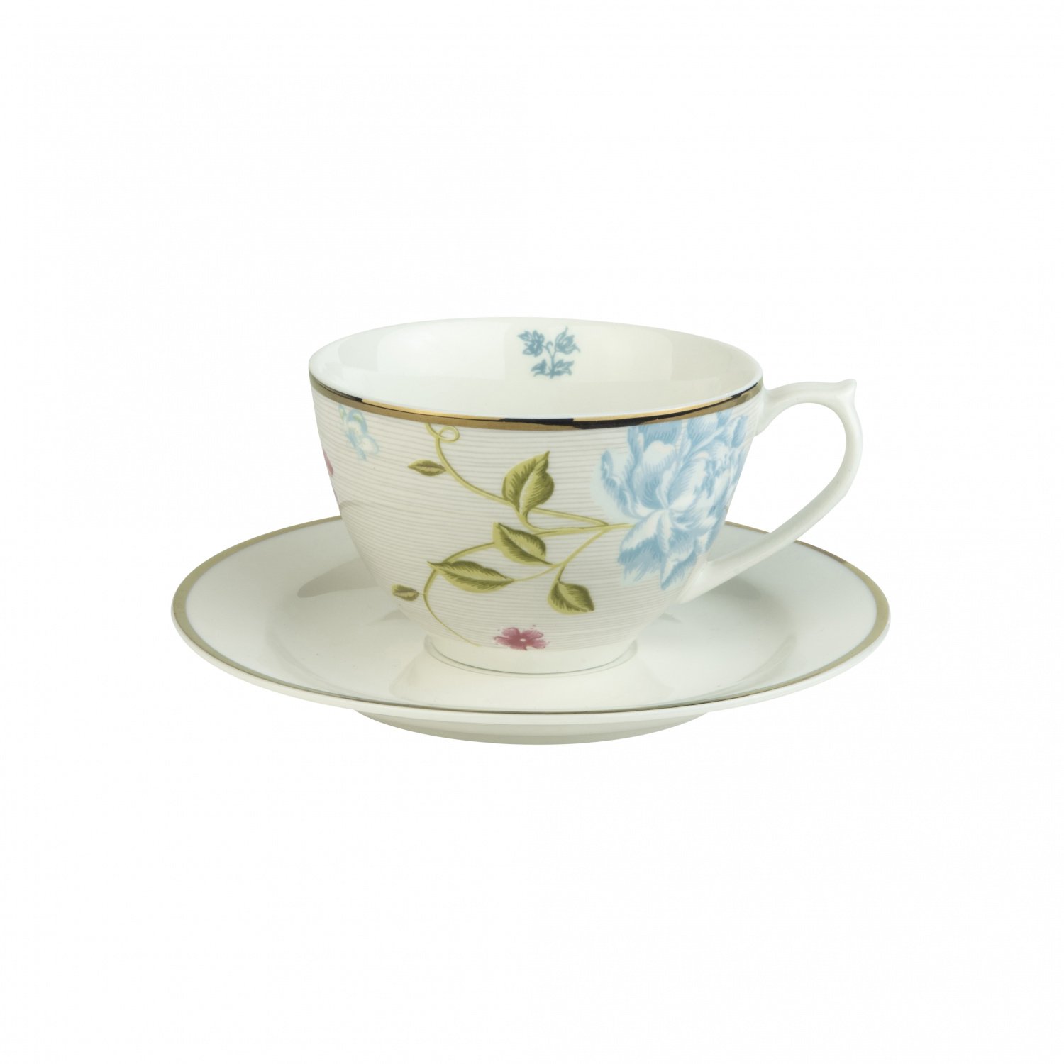 фото кофейная пара капучино cobblestone pinstripe laura ashley | 220svet.ru