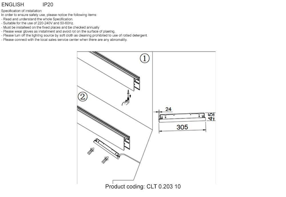 фото драйвер crystal lux 48v 300w ip20 clt 0.203 10 bl | 220svet.ru