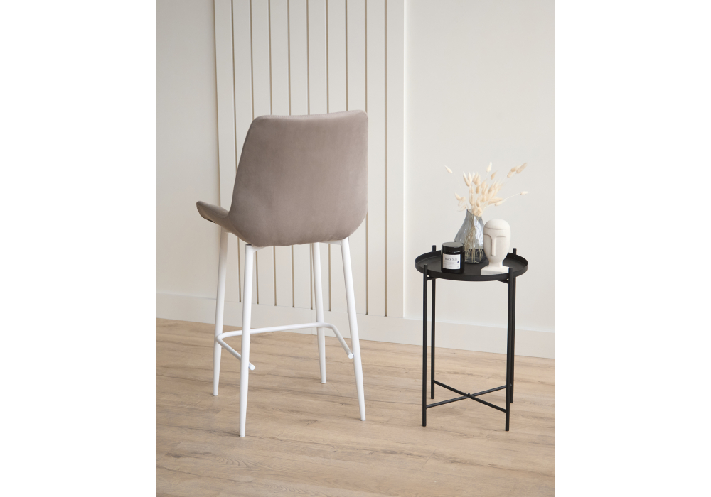 фото барный стул woodville челси латте / белый 632562 | 220svet.ru