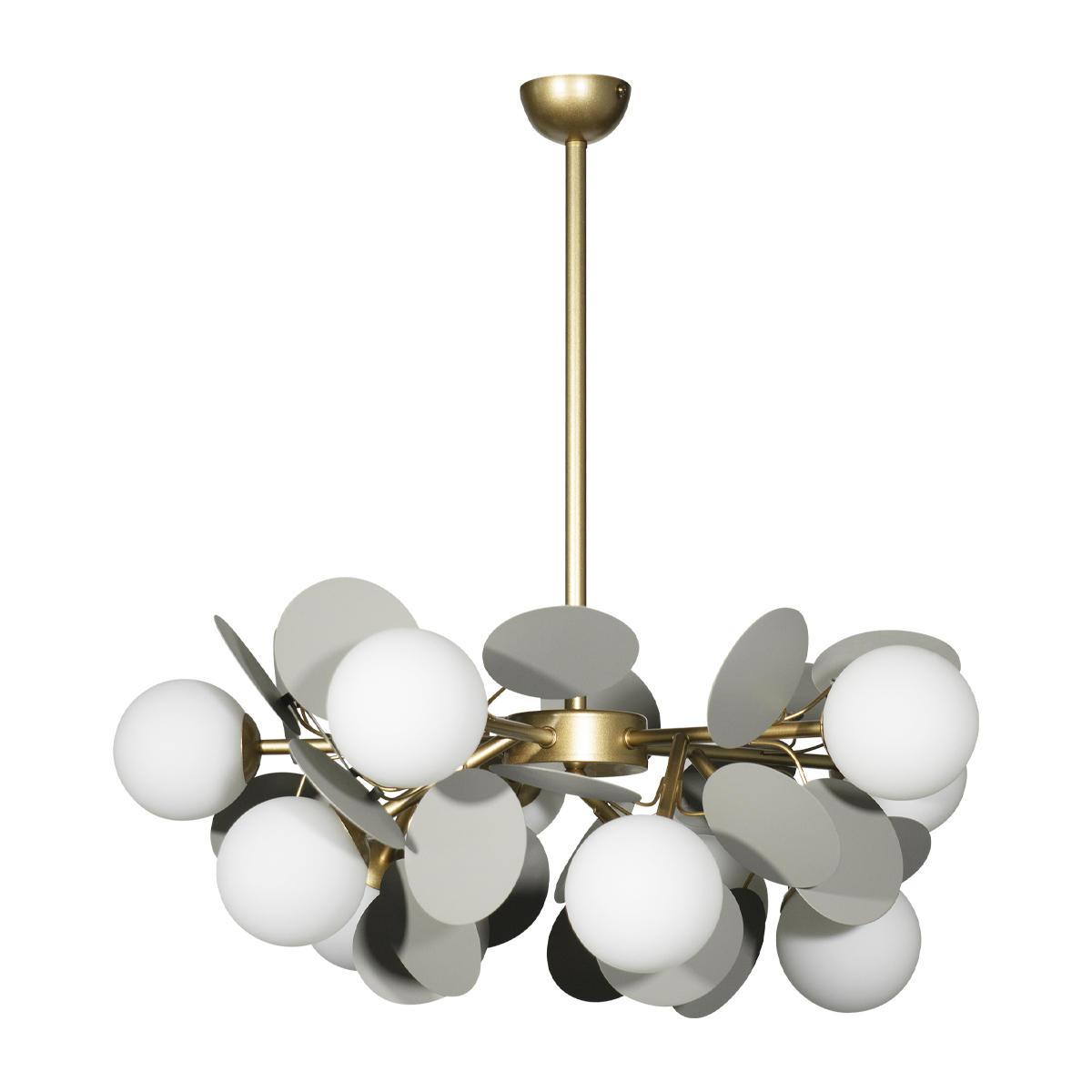 фото люстра на штанге loft it matisse 10008/10 grey | 220svet.ru