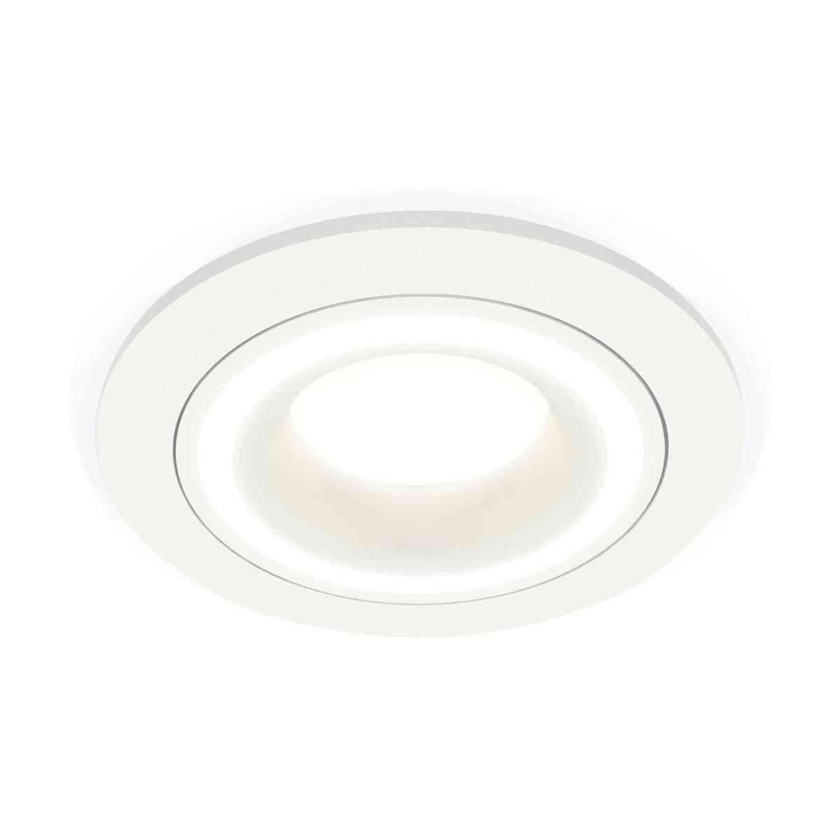 фото комплект встраиваемого светильника ambrella light techno spot xc7621040 swh белый песок (c7621, n7110) | 220svet.ru