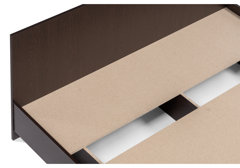 фото кровать woodville адайн 160х200 венге / венге 507385 | 220svet.ru