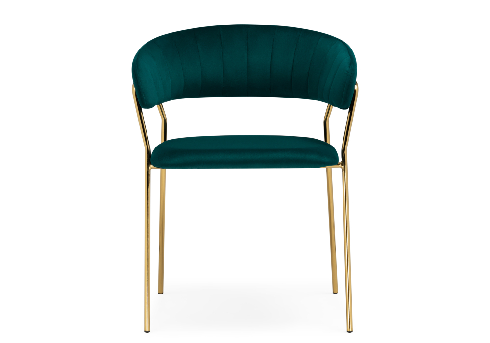 фото стул woodville kamelia 1 green / gold 15472 | 220svet.ru