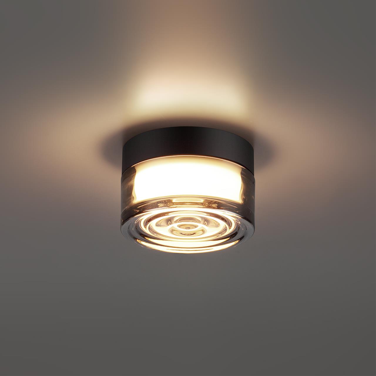фото уличный фасадный светильник odeon light ronda 7157/6cl черный | 220svet.ru