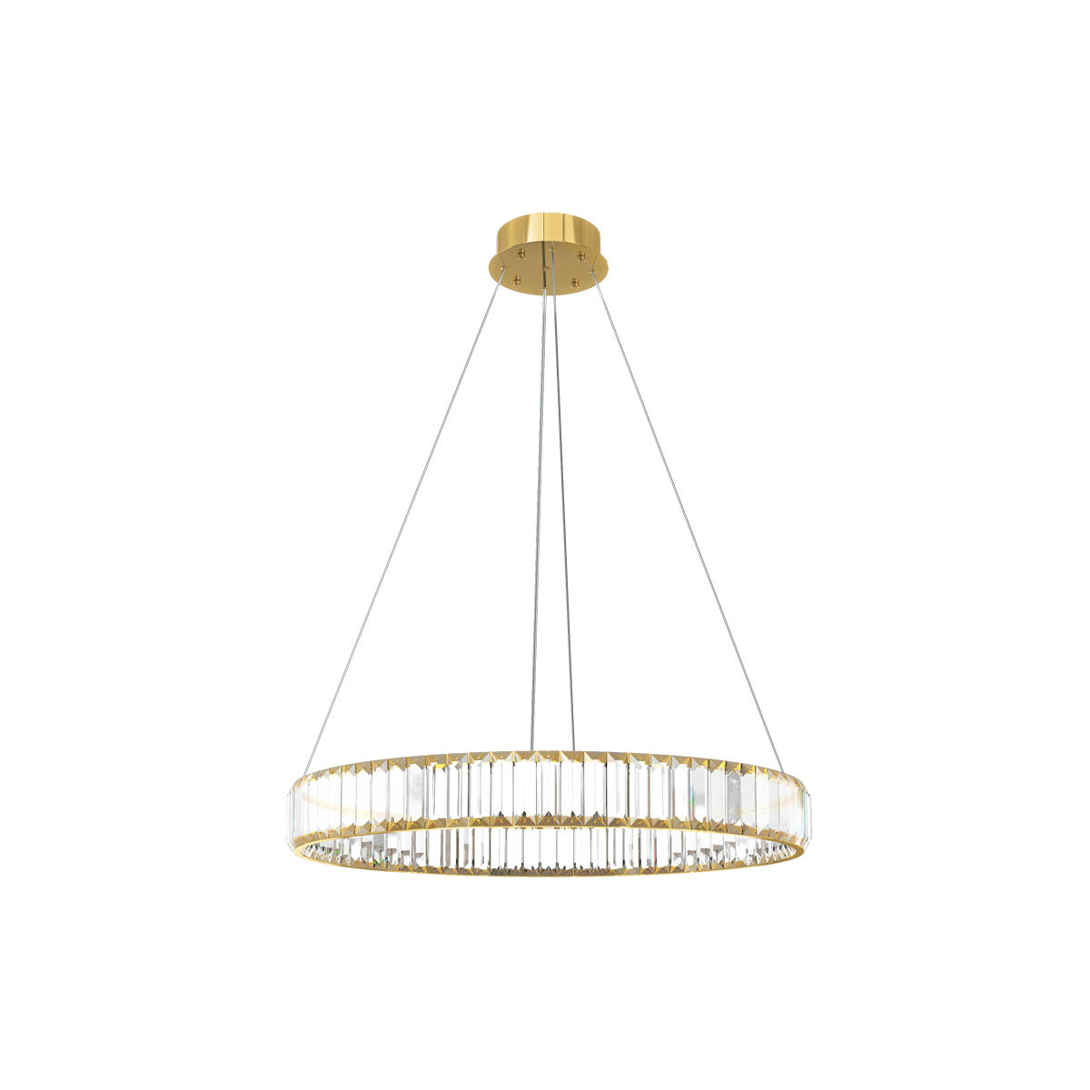 фото подвесной светильник loft it crystal ring 10135/600 gold | 220svet.ru