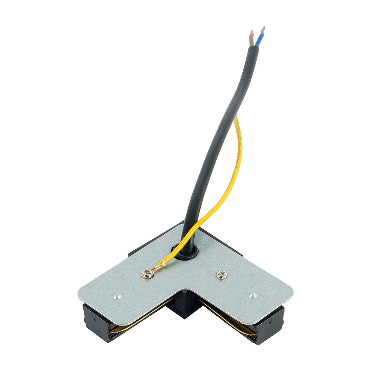 фото коннектор угловой для шинопровода с проводом feron ld1021c для cab1007 52154 | 220svet.ru