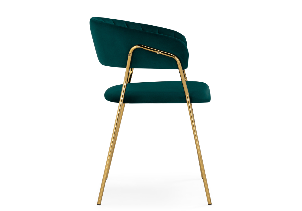 фото стул woodville kamelia 1 green / gold 15472 | 220svet.ru