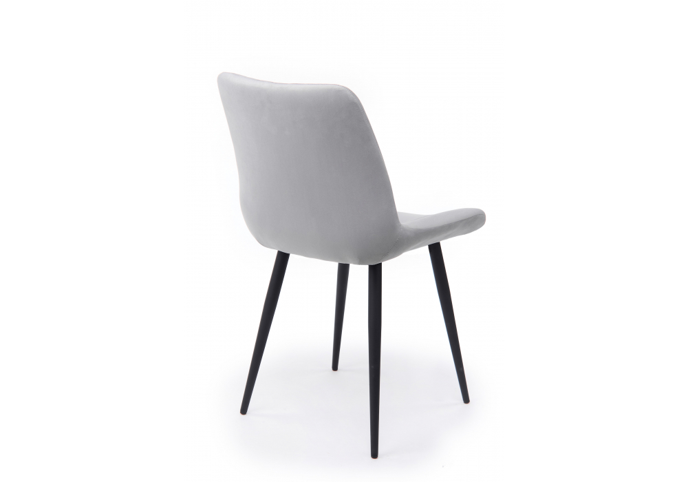 фото стул на металлокаркасе woodville седа светло-серый (zd 960) / черный 632371 | 220svet.ru