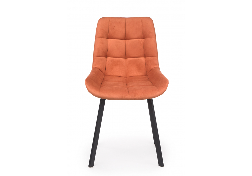 фото стул вращающийся на металлокаркасе woodville челси 360 п терракотовый (zd 432) / черный 632525 | 220svet.ru