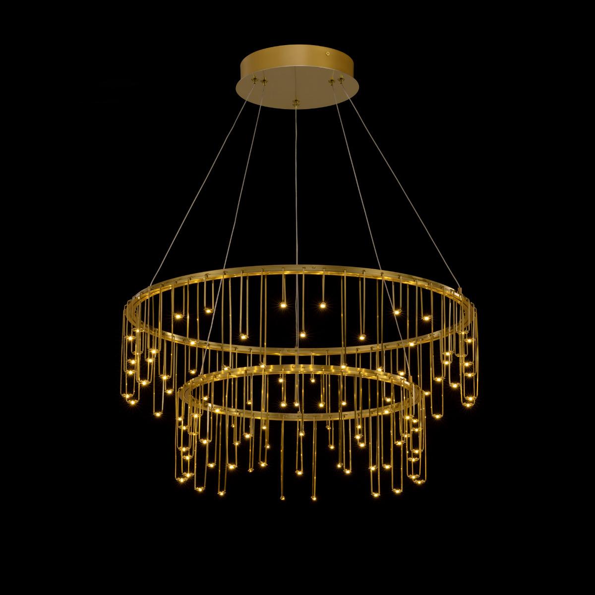 фото подвесной светильник delight collection md23001008-2a gold | 220svet.ru