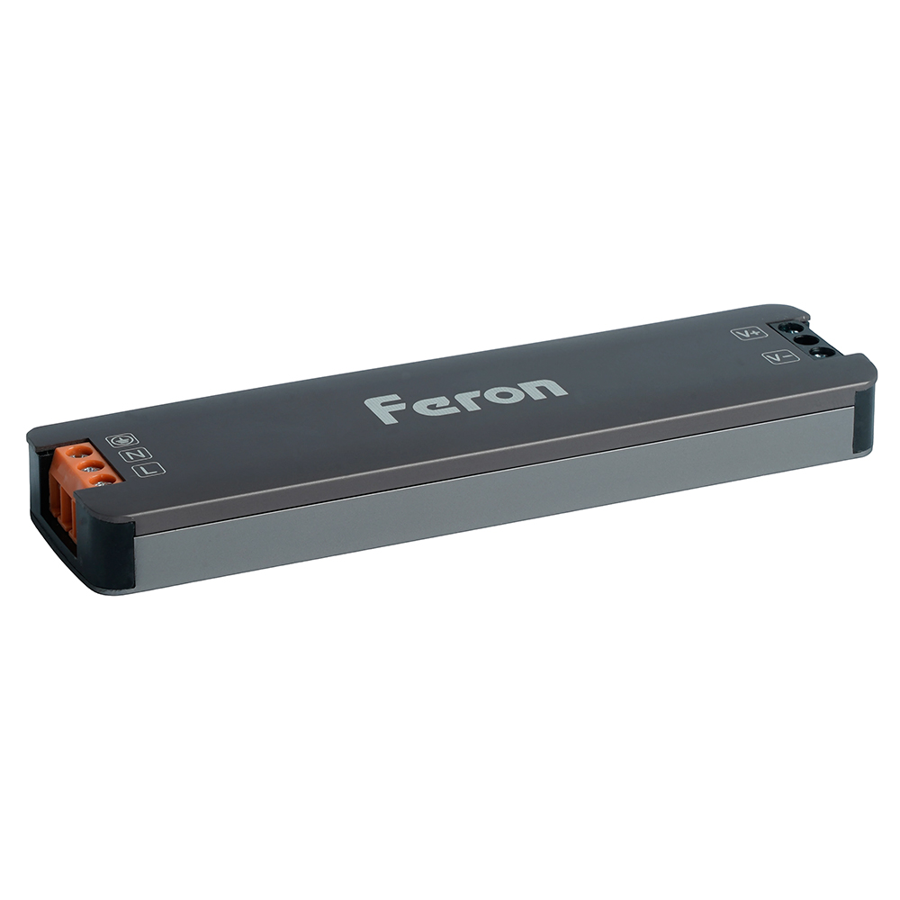 фото трансформатор электронный для светодиодной ленты 300w 12v ip67 (драйвер), lb007 feron 53145 | 220svet.ru