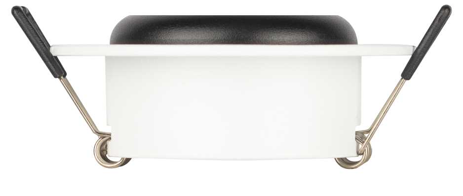 фото светильник встраиваемый алюминиевый эра kl109 wh/bk под лампу mr16 gu5.3 белый/черный матовый б0061828 | 220svet.ru