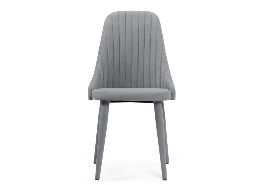 фото стул на металлокаркасе woodville морос с чехлом микровелюр катания сильвер 654623 | 220svet.ru