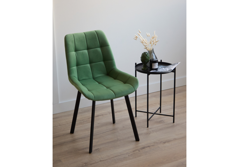 фото стул на металлокаркасе woodville челси п фисташковый (zd 651) / черный np 632501 | 220svet.ru