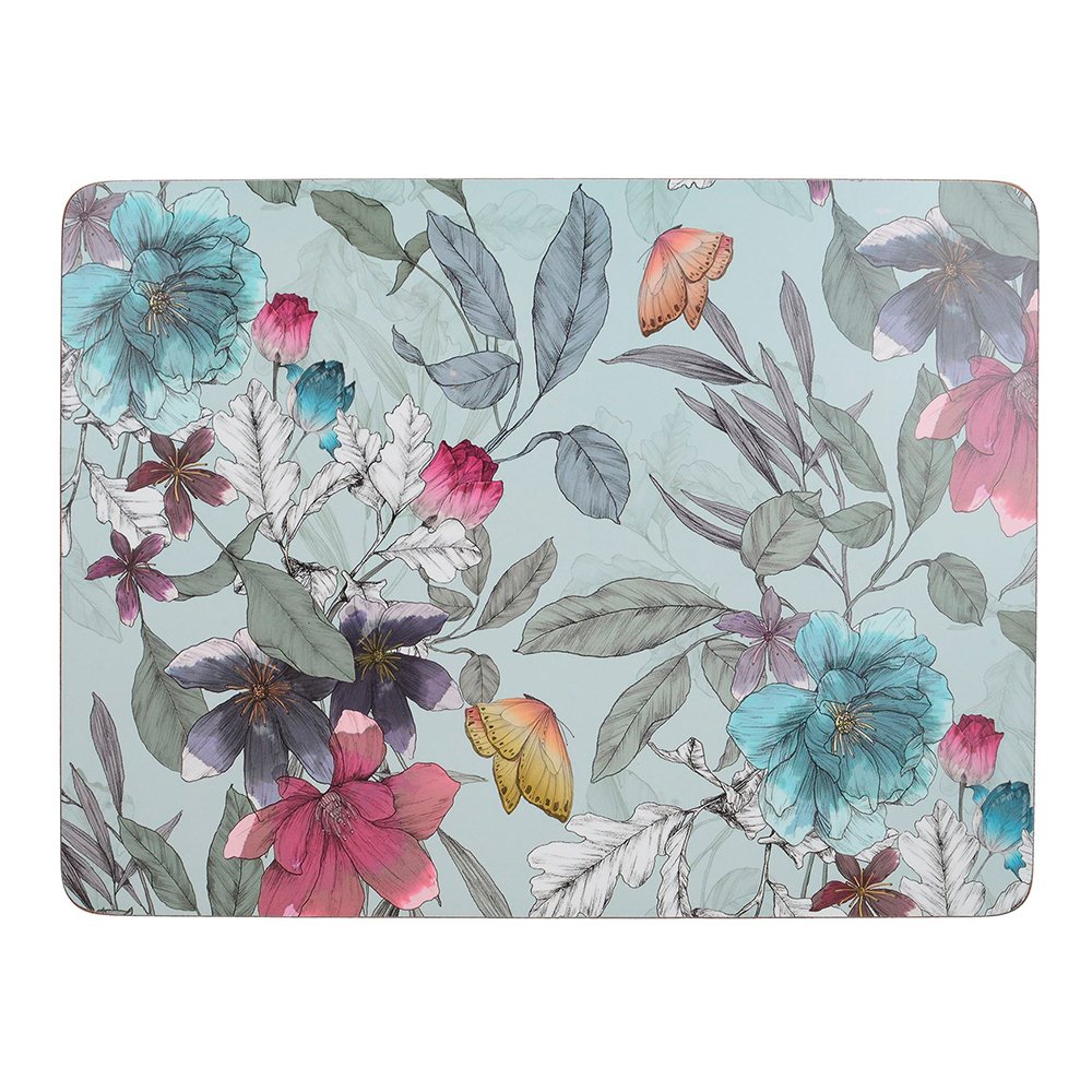 фото набор из 6 подставок butterfly floral 23х30 creative tops | 220svet.ru