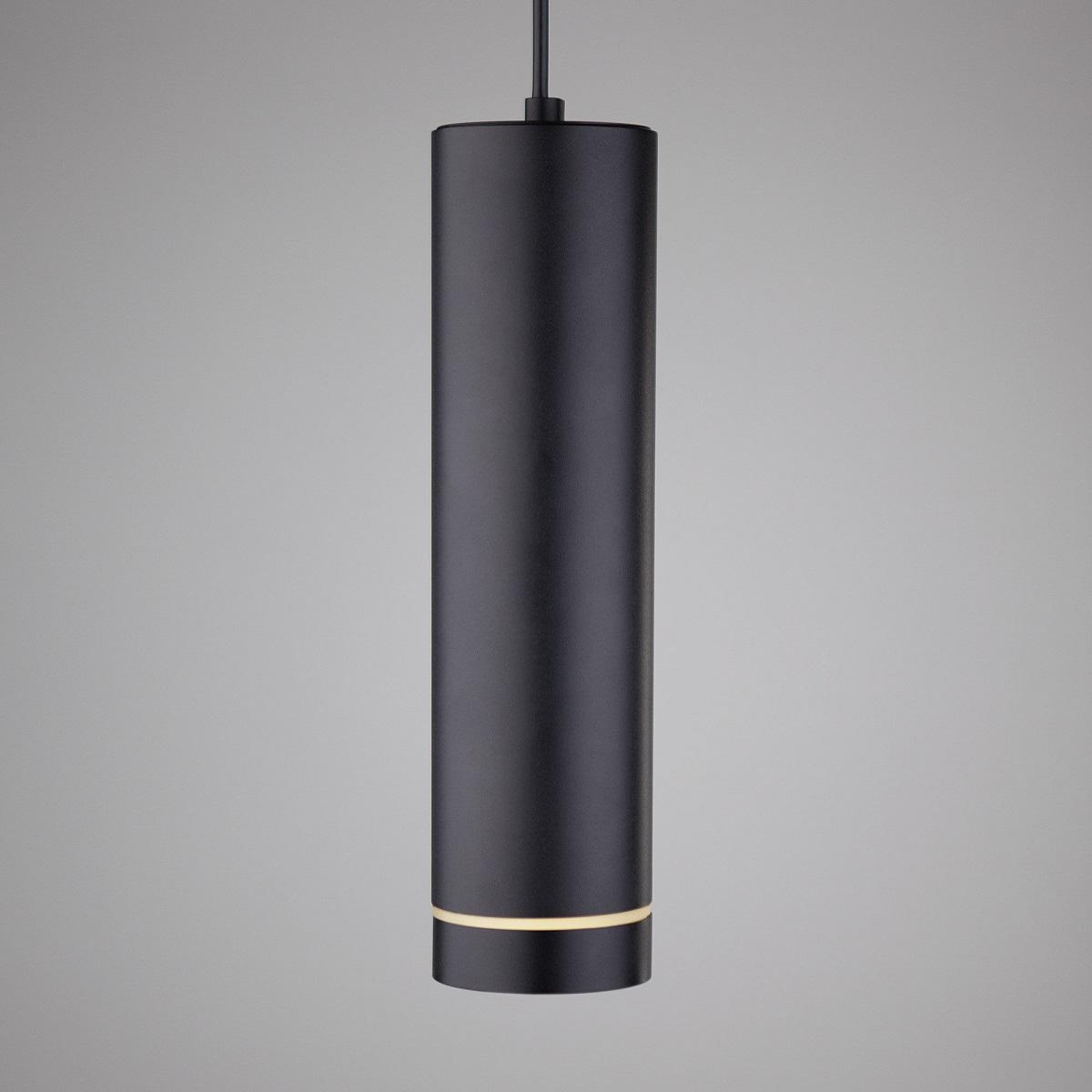 фото подвесной светодиодный светильник elektrostandard topper dlr023 12w 3000k черный матовый a063930 | 220svet.ru