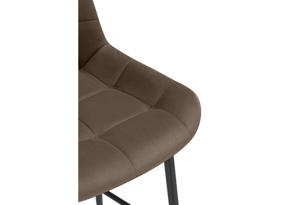 фото барный стул woodville челси коричневый / черный 632581 | 220svet.ru
