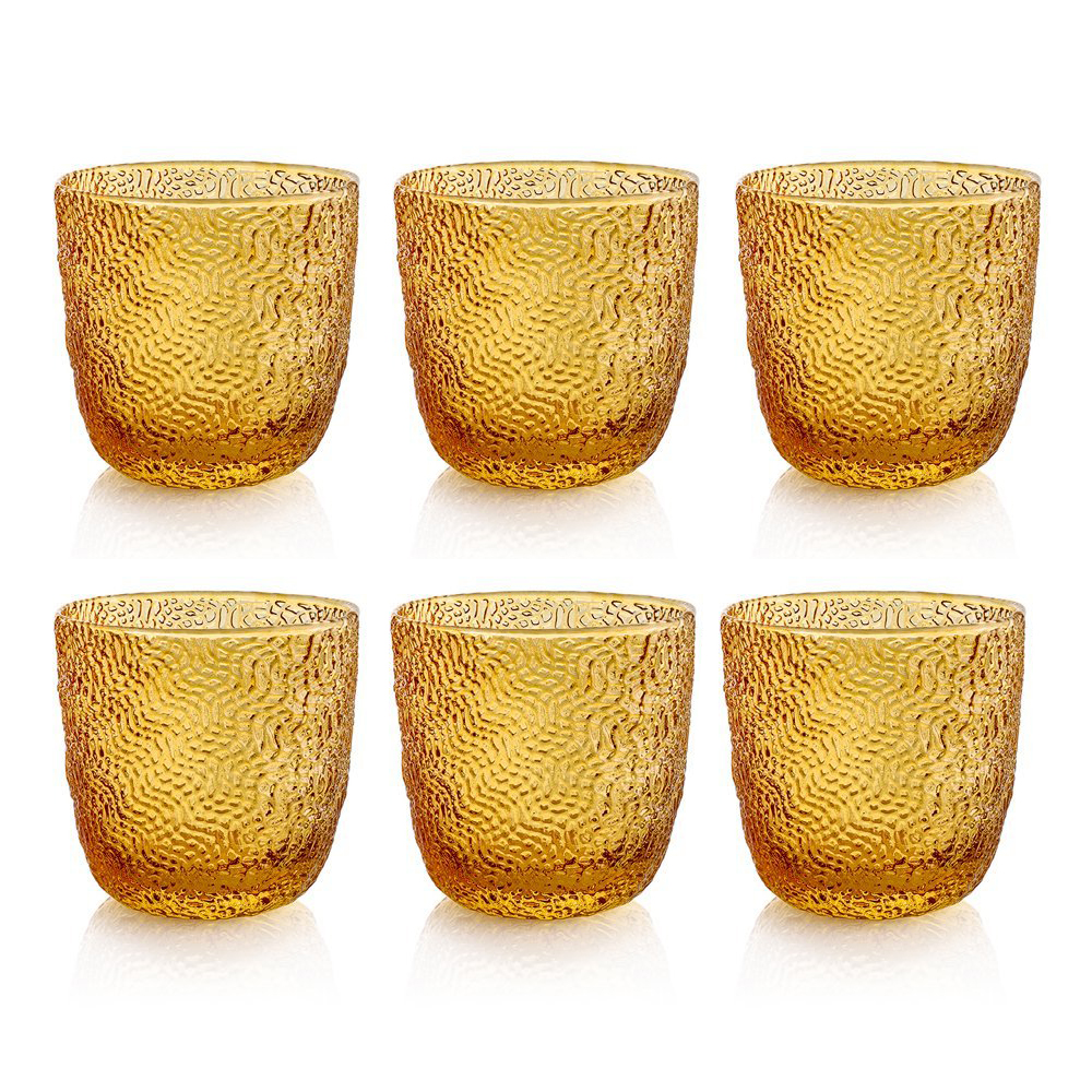 фото набор стаканов 6 шт tricot amber 300 мл ivv | 220svet.ru