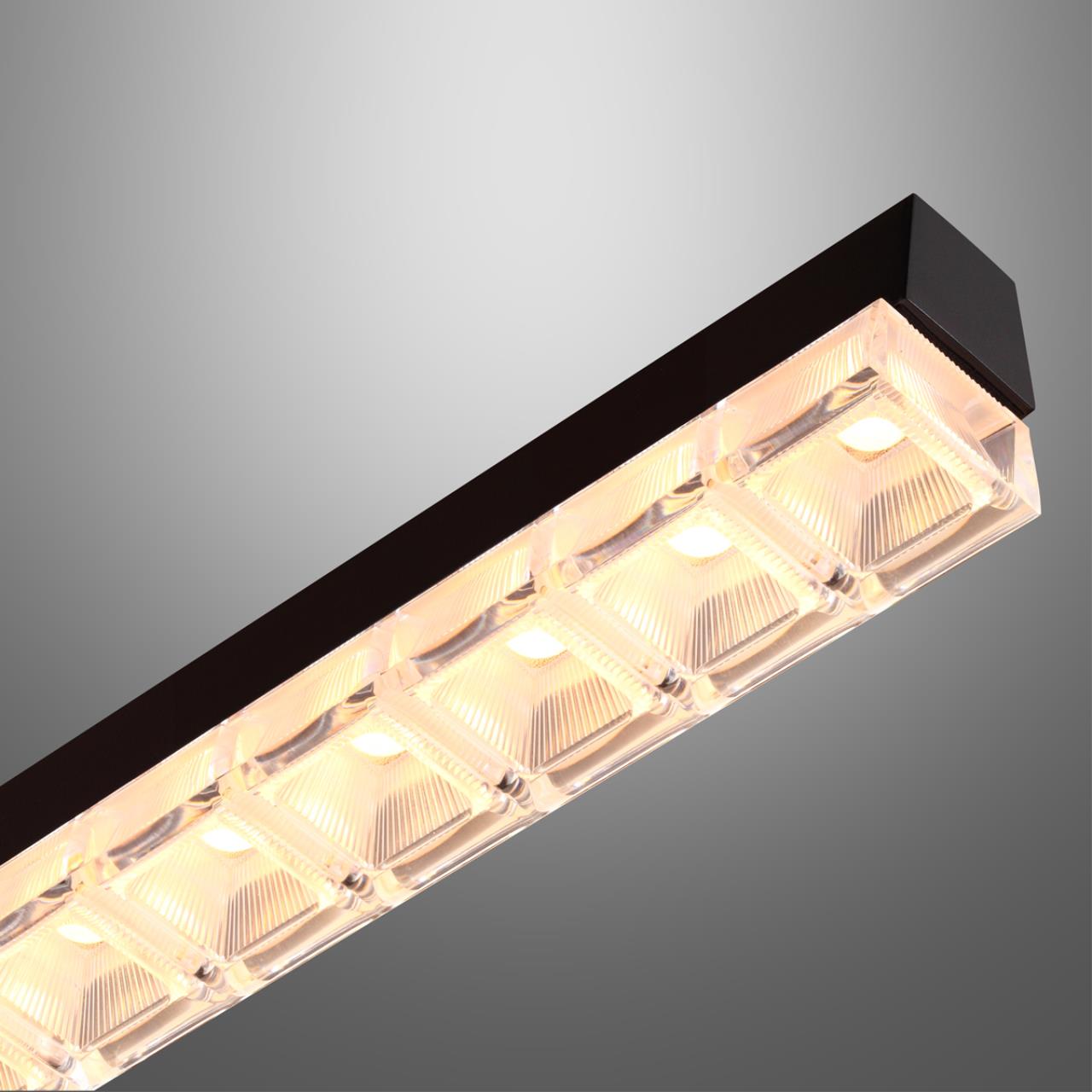 фото подвесной светодиодный светильник с пультом ду novotech monile 359712 черный | 220svet.ru