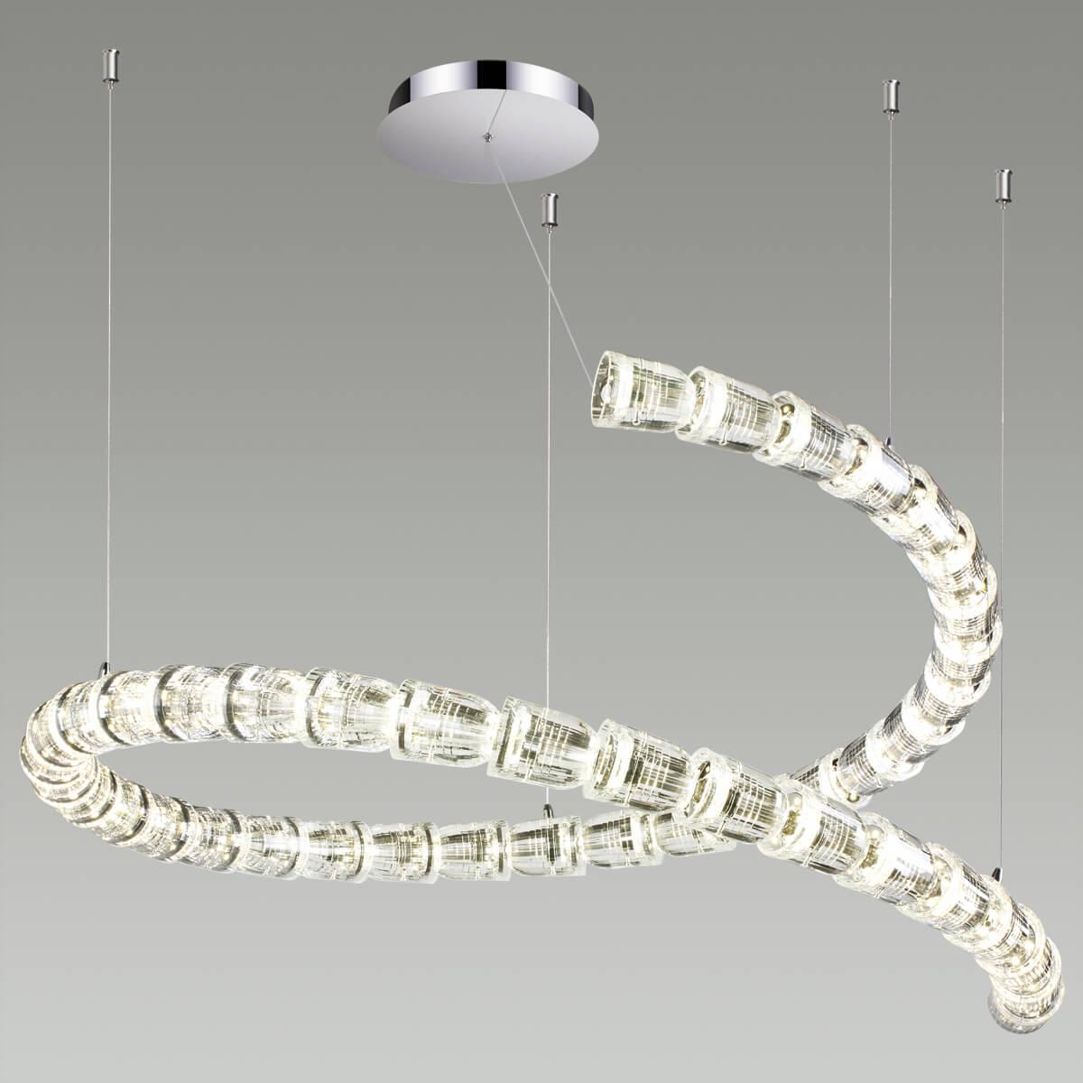 фото подвесной светодиодный светильник odeon light serpa 5010/129l | 220svet.ru