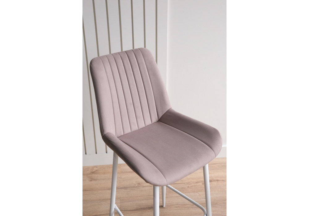 фото барный стул вращающийся woodville седа 360 латте (zd 290) / белый 632608 | 220svet.ru