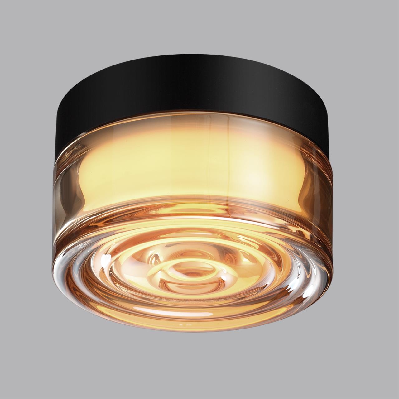 фото уличный фасадный светильник odeon light ronda 7158/6cl черный | 220svet.ru