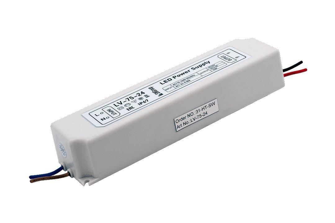 фото блок питания swg 24v 75w ip67 3,1a lv-75-24 000271 | 220svet.ru