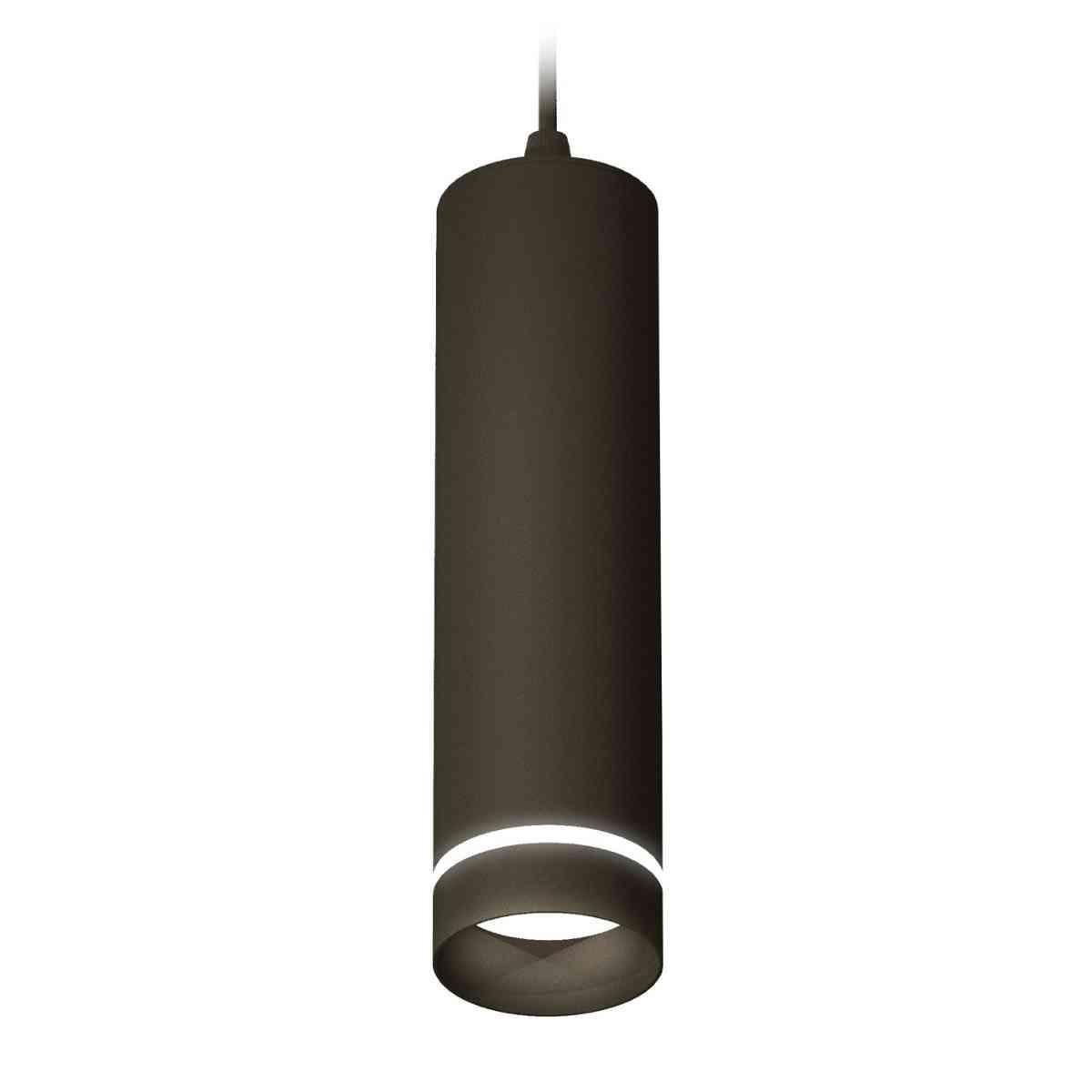фото комплект подвесного светильника ambrella light xp6356002 sbk/fr черный песок/белый матовый (a2302,c6356,n6229) | 220svet.ru