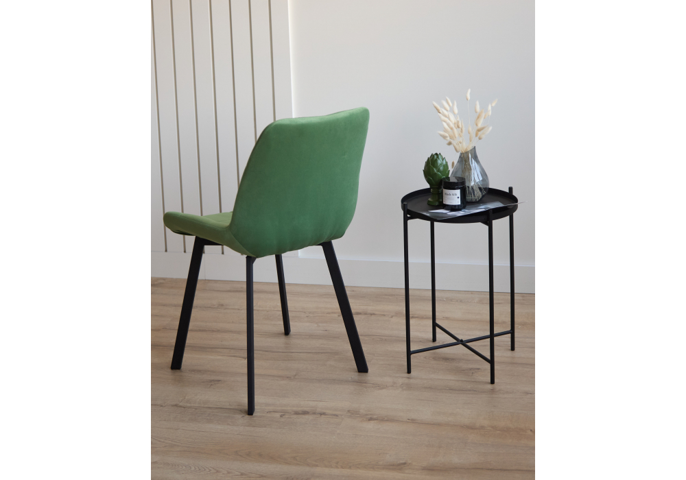 фото стул вращающийся на металлокаркасе woodville челси 360 п фисташковый (zd 651) / черный 632507 | 220svet.ru